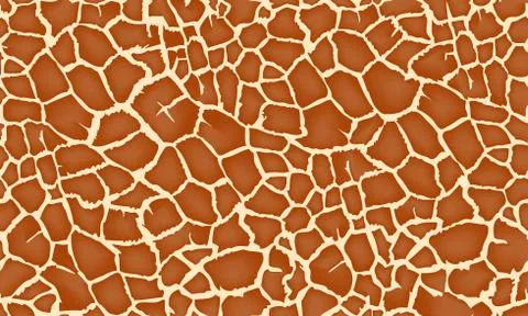 Giraffe texture pattern seamless repeating brown burgundy safari zoo jungle Stock Illustration