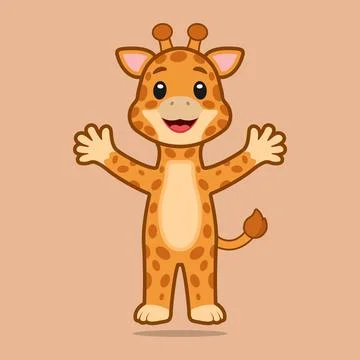 Giraffe vector image Stock-Illustration