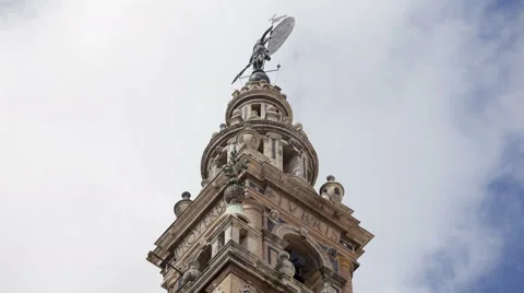 Giralda tower close up timelapse 4k Video stock 42741678
