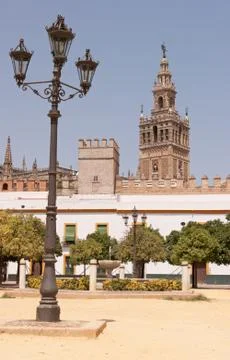 The giralda tower Stock Photos