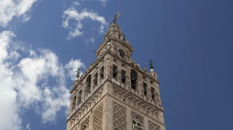 Giralda tower timelapse 4k Video stock 42742455
