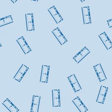 Girder bridge glyph vector seamless pattern Stockillustratie