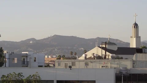 GIRFFITH OBSERVATORY 1 Stock-Footage 117210731