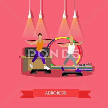Fitness Exercise for Men Vector. Workout Yoga and Sports. Cartoon