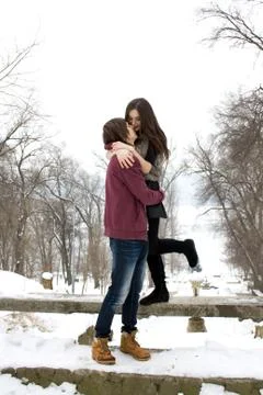 Girl and guy Stock Photos