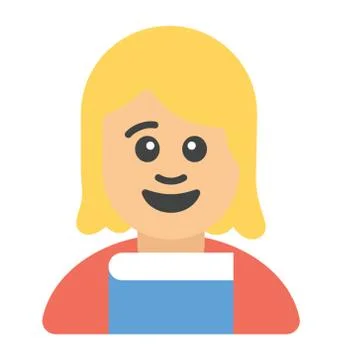 Girl Avatar Vector Stock Illustration