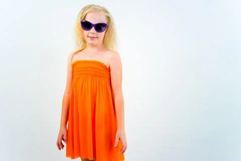 Girl on a beach Stock Photos