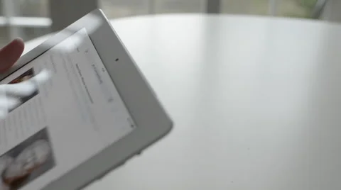 Girl browsing on a tablet. Stock Footage 46475056