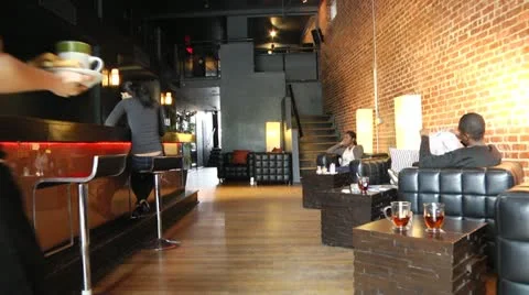 Girl in cafe 스톡 동영상 20497032
