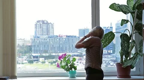Girl calling on the cellular phone Stock Footage