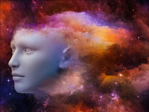 Girl Cloud イラスト素材