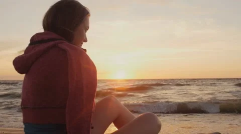 The Girl is Cold Video stock 68646034