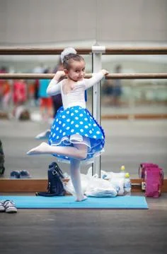 Girl in dance class Stock Photos