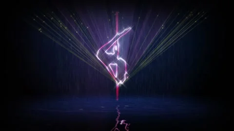 Girl-dance Video stock 126984397