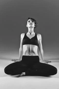 Girl dancer warming up Stock Photos