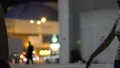Girl dancing and flirting with guy at night city, romantic moment, affection HD Footage