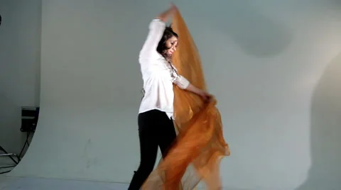 Girl dancing Stock Footage 948183