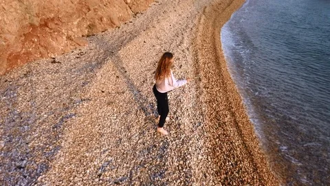 Girl dancing Stock Footage 126662636