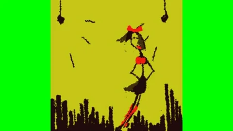 The girl is dancing. Stock Footage 134966660