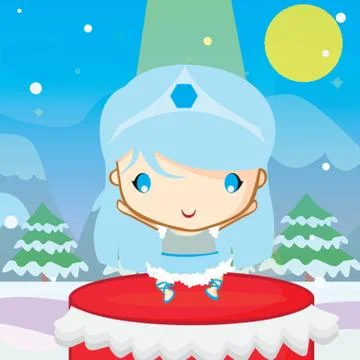 Girl Dancing Stock-Illustration