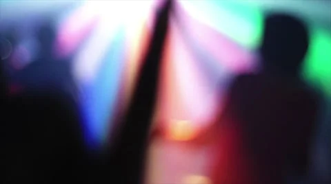 Girl Dancing in Lights  Stock Footage 59313019