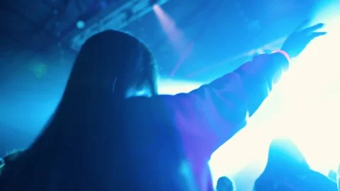 Girl Dancing Night Club Stock Footage ~ Royalty Free Stock Videos | Pond5