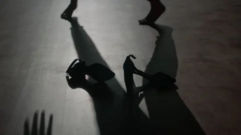 Girl Dancing on Stage Video stock 133524285