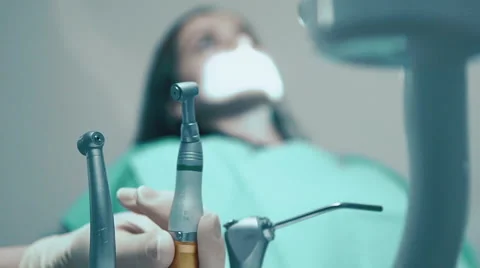 Girl at the dentist. Stock Footage 59807124