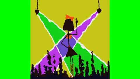 Girl at the disco. Video stock 134966650