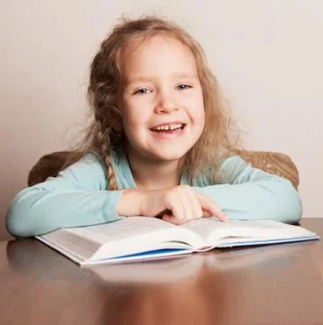 Girl doing homework Stock Photos