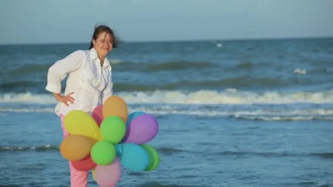Girl with Down syndrome Stock Footage 80758441