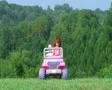 Girl Driving Toy Jeep SD Footage