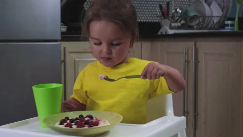 Girl eating Stock Footage 170533715