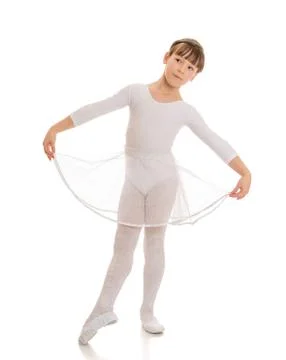 Girl embroider pattern thread Foto stock