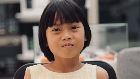 Girl face in close-up. Stock Footage 224431316