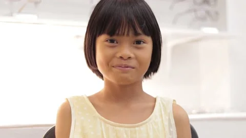 Girl face in close-up. Stock Footage 224431350