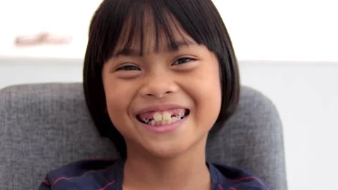 Girl face in close-up. Stock Footage 224431428