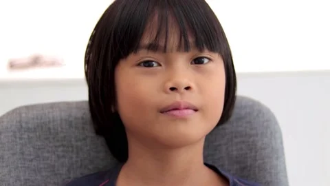 Girl face in close-up. Stock Footage 224431429