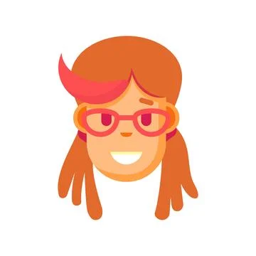 Girl Face Illustrazione stock
