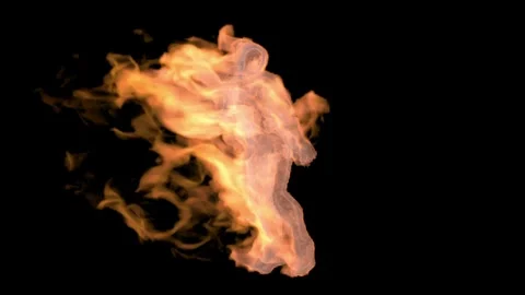 Girl fire dance4 Stock Footage 340282296