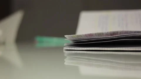 The girl is getting ready for school Stock Footage 155249815