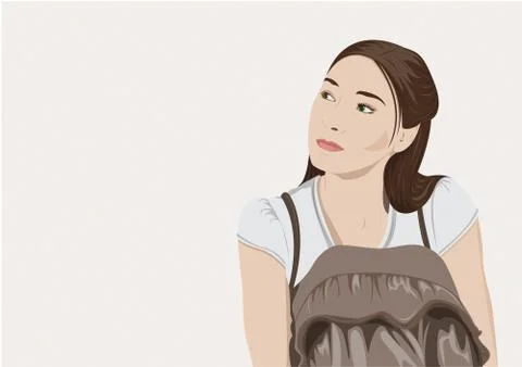 Girl Stock Illustration