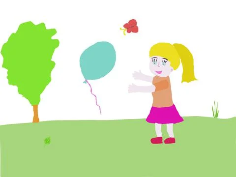 Girl Stock Illustration