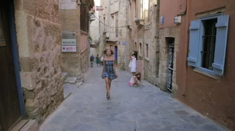 Girl jumping Stock Footage 10861996