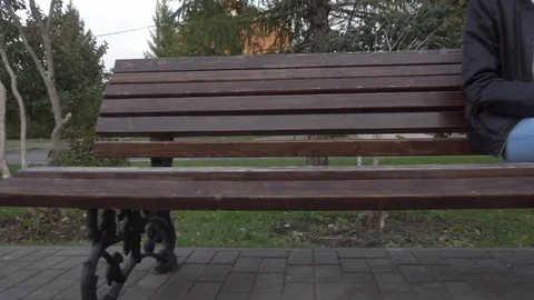 Girl left for a garbage Stock Footage 120090135