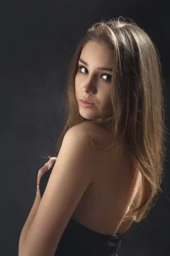 Girl looking back Photos