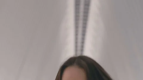 Girl looking at the camera close up Video stock 77410134