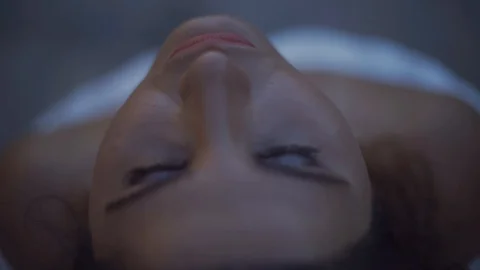 Girl looking to the camera Stock Footage 90759455