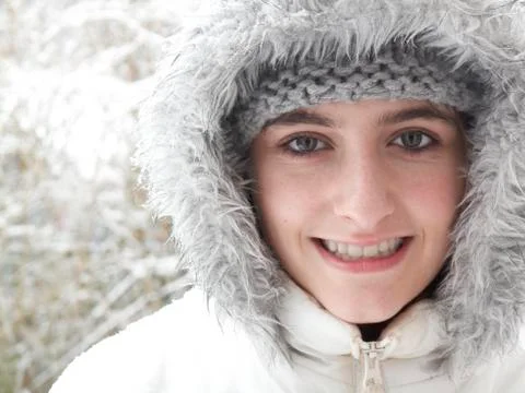 Girl looking at camera Stock Photos
