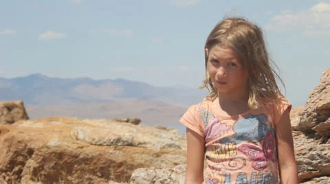 Girl making faces Stock Footage 27069270